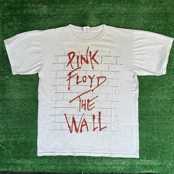 Vintage Y2K Pink Floyd Shirt The Wall Rock Band Album Tee - Picture 1 of 8